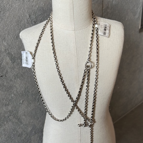 Hoorsenbuhs micro open link 24 inch sterling necklace never worn with diamonds! - Picture 12 of 16